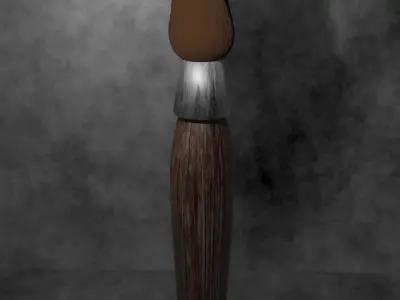art paintbrush Free 3D model