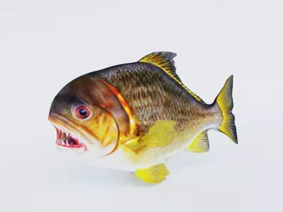 Piranha Free 3D model