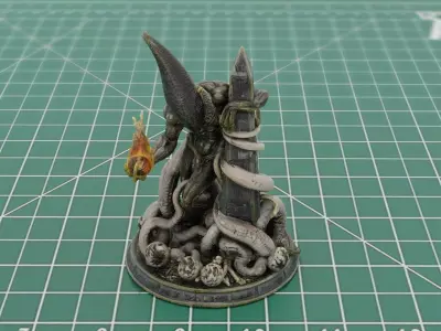 NYARLATHOTEP The Crawling Chaos 3D Print Horror Miniature 3D print model