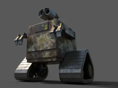 model low poly revolver Low-poly 3D model