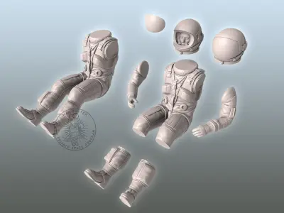 SR-71 Blackbird Pilot 3D print model