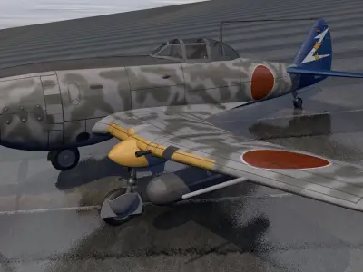 Nakajima Ki-87-1 3D model