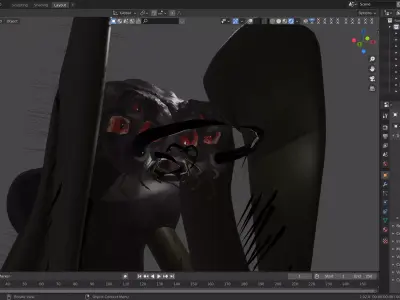 Alien Ant 2 3D model