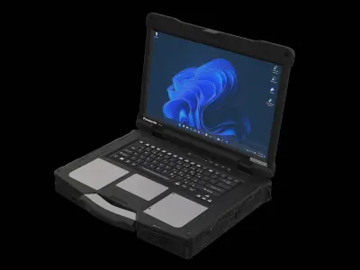Rugged Panasonic Toughbook-40 Laptop 3D model