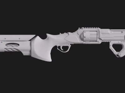 Handmade weapon 3D model