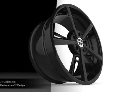 Tyre  Rim XAC-R02 Free 3D model