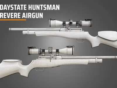 Daystate Huntsman Revere Airgun 3D model