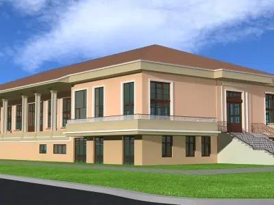 CULTURE HOUSE 3D model