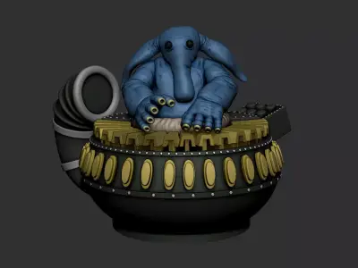 Max rebo 3D print model