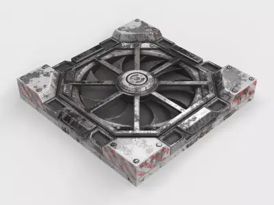 panel sci-fi 02 3D model