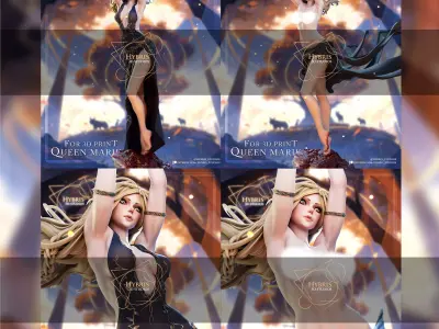 Queen Marika from Elden Ring Commercial Package 3D print model