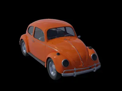 Old Car Model Free 3D model