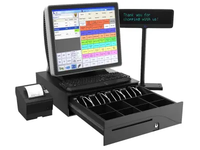Full Cash Register Collection 3D model