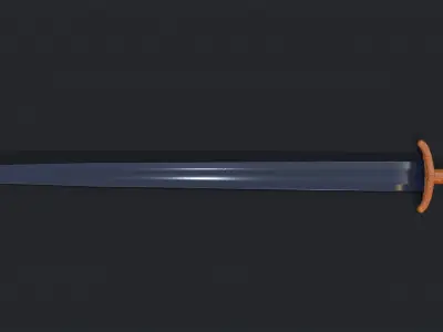 Sword Game Ready Low-poly 3D model