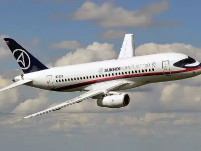 Sukhoi Superjet 100 3D model