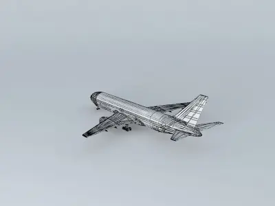 Icelandair Concept Boeing 767 300ER Free 3D model