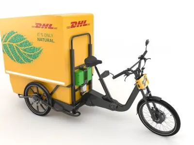 DHL delivery bike 3D model