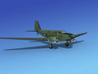 Douglas B-18A Bolo Australian 3D model