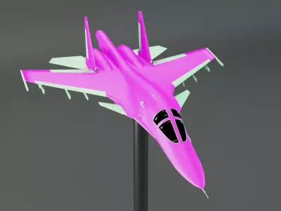 SU 34 Fullback 3D print model