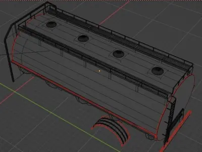 BD oil tanker Free 3D model