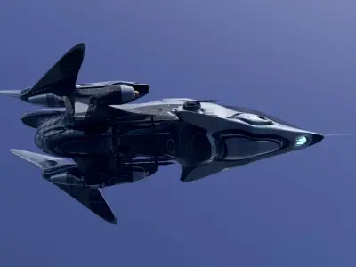 FX-27 Raptor Starship 3D model