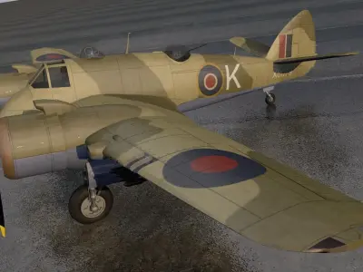 Bristol Beaufighter Mk-6F 3D model