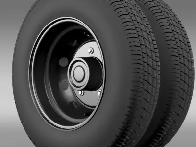 Ashok Leyland wheel2 3D model