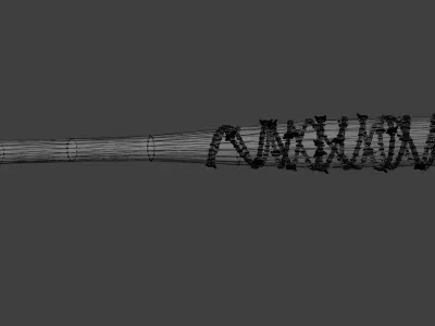 Lucille Baseball Bat 3D model