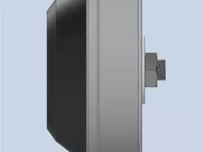 Mechanical Hubodometer 3D model