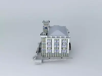 Volgatanker building Free 3D model