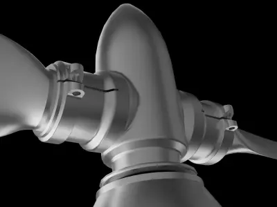 AB star-shaped engine reducer 3D print model