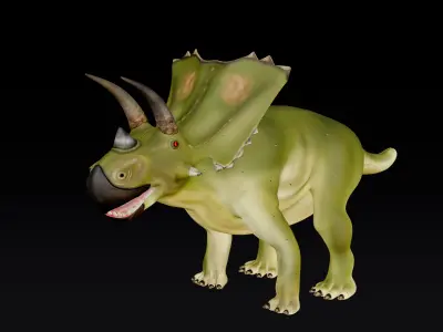  Tuneri Low-poly 3D model