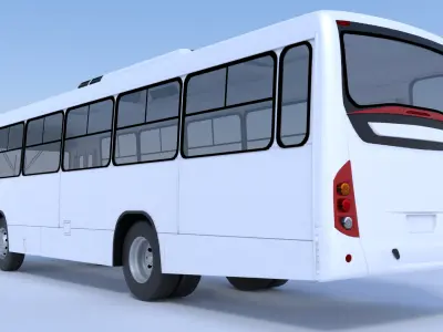 Marcopolo Bus Torino S OF-1519 - EXTERNAL Low-poly 3D model