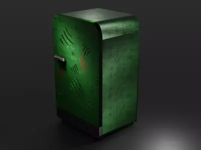 Scary Fridge  Free 3D model