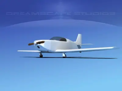 Ken Rand KR-2 Unmarked 3D model