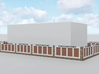 Boundary Wall 1 3D model