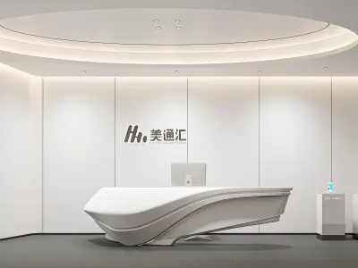  Office interior scene 04 3D model