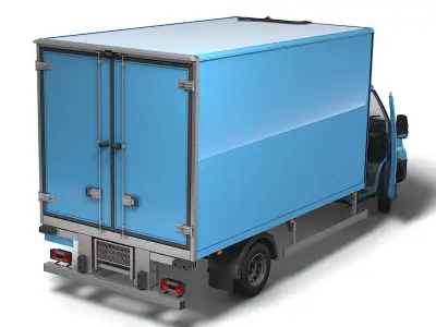 Iveco Dayli Refrigerated HQ Interior 2021 3D model