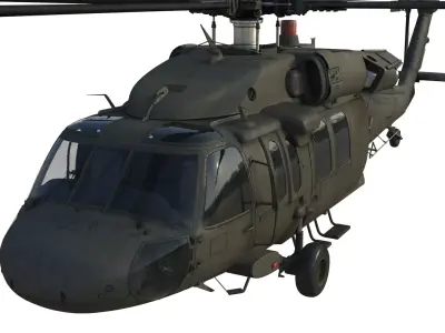 Blackhawk helicopter 3D model