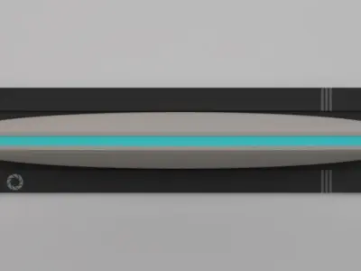 Sci-Fi Fizzler Low-poly 3D model