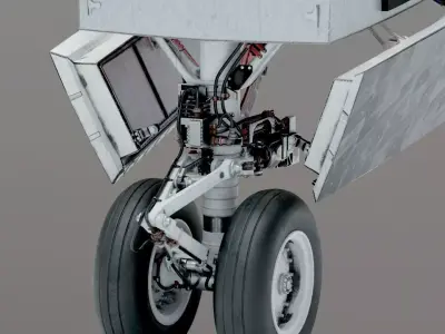 SPACE SHUTTLE Landing Gear 3D model