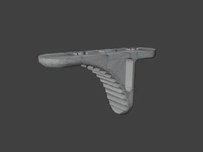 GripStop Attachment  Low-poly 3D model
