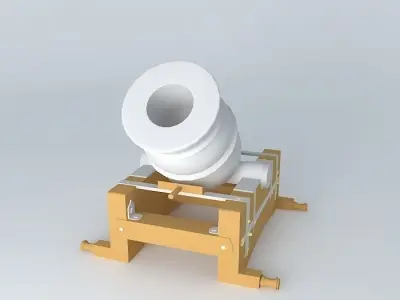 Spanish Mortar 1747 Free 3D model
