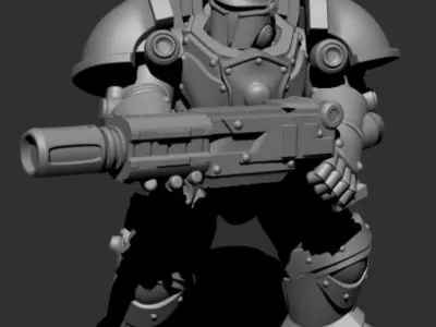 Black Knights - Paladin Squad 3D print model