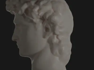 David statue by Michelangelo 3D model