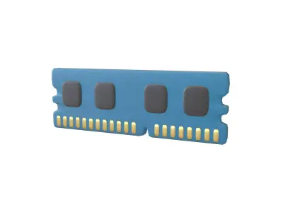 Cartoon Ram v2 002 Low-poly 3D model