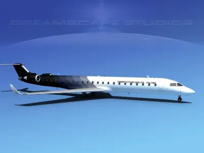 Bombardier CRJ900 Georgia Air 3D model