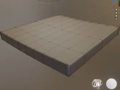 Wheelchair Cushion 3D model