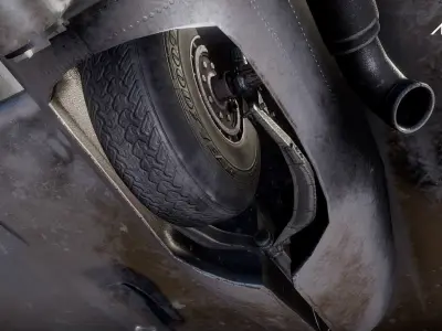 Douglas DC-3 Ethiopian Aircraft Low-poly 3D model