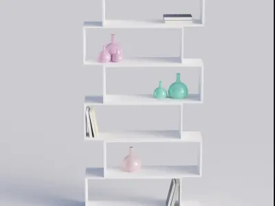 LETTO shelving Free low-poly 3D model